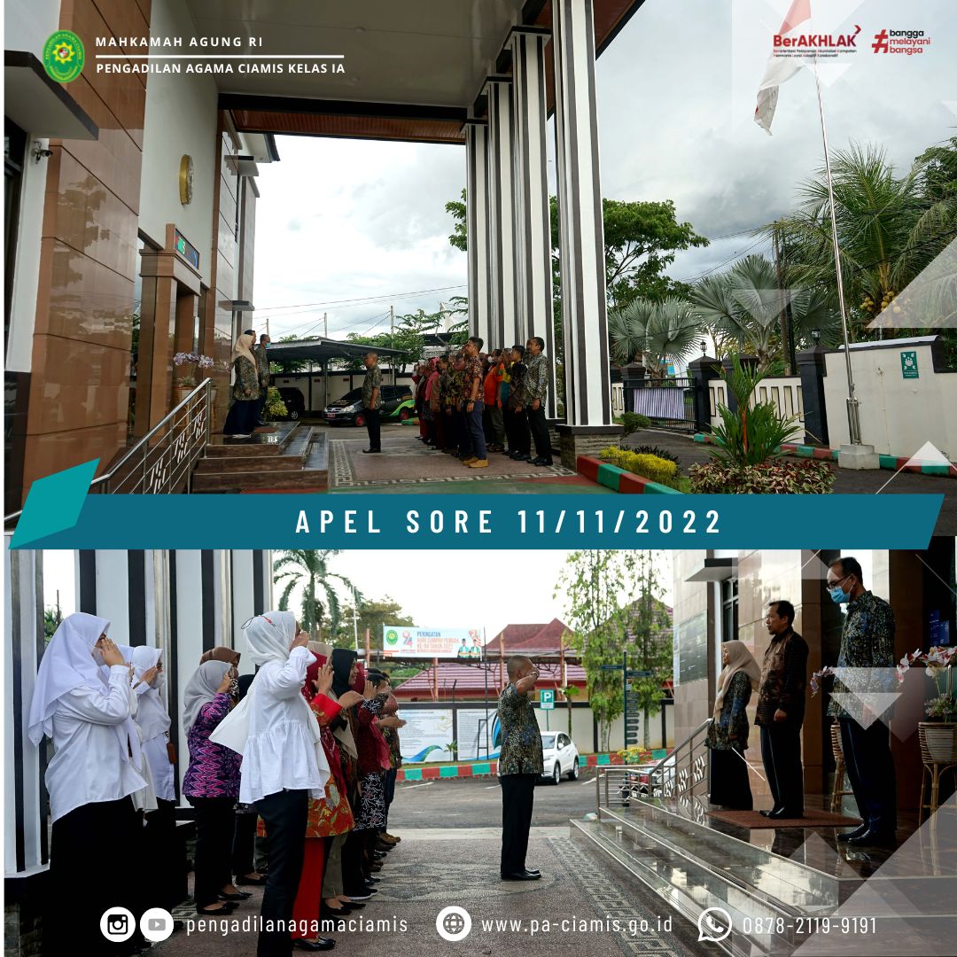 apel sore 11 nov 22