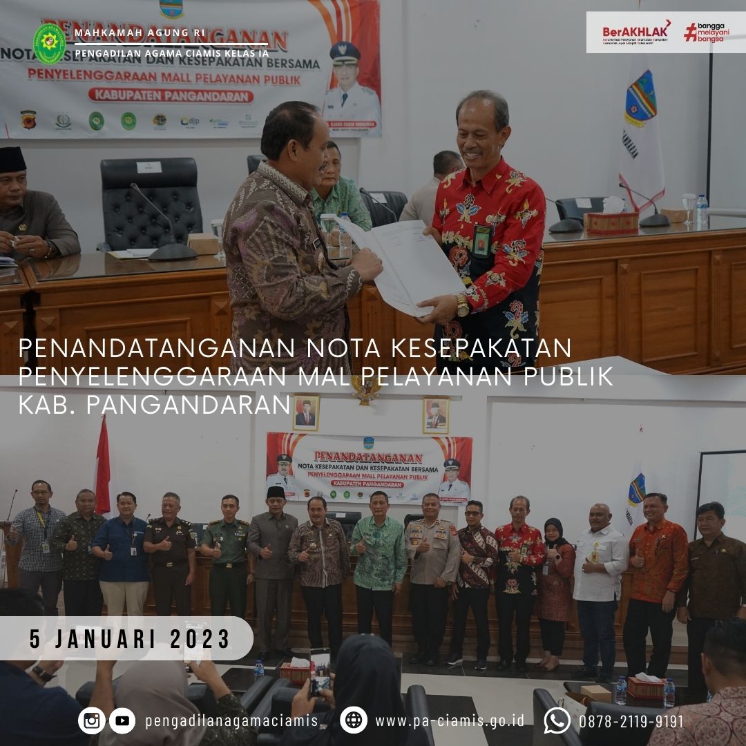penandatanganan MPP Pangandaran