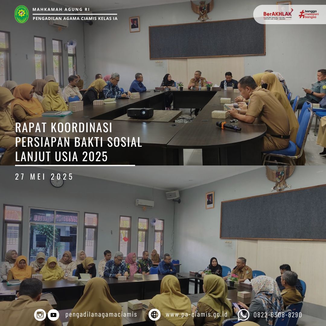 rapat koordinasi bakti sosial lansia 2025